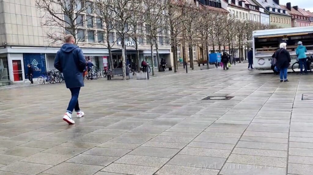 calm street in germany